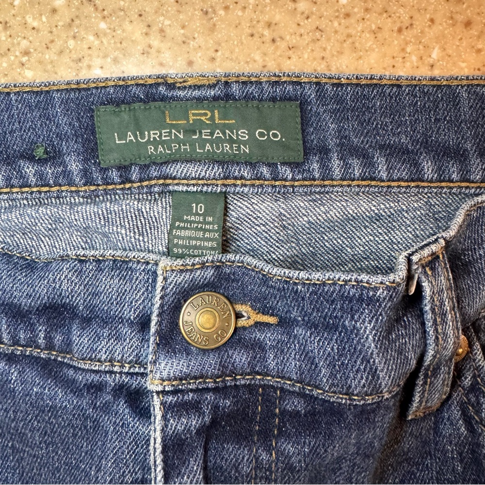 Lauren Ralph Lauren Dark Blue Straight Leg Jeans - Picture 5 of 7